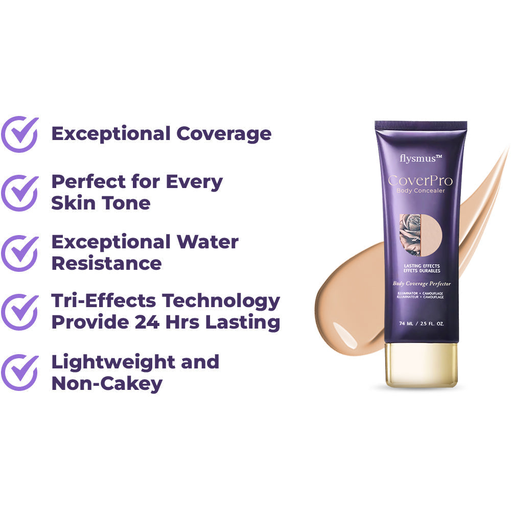 flysmus™ CoverPro Body Concealer