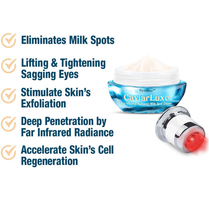 flysmus™ CaviarLuxe Far Infrared Radiance Milk Spot Cream