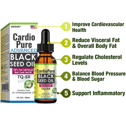 GFOUK™️ CardioPure TQ-5X Advanced Black Seed Oil