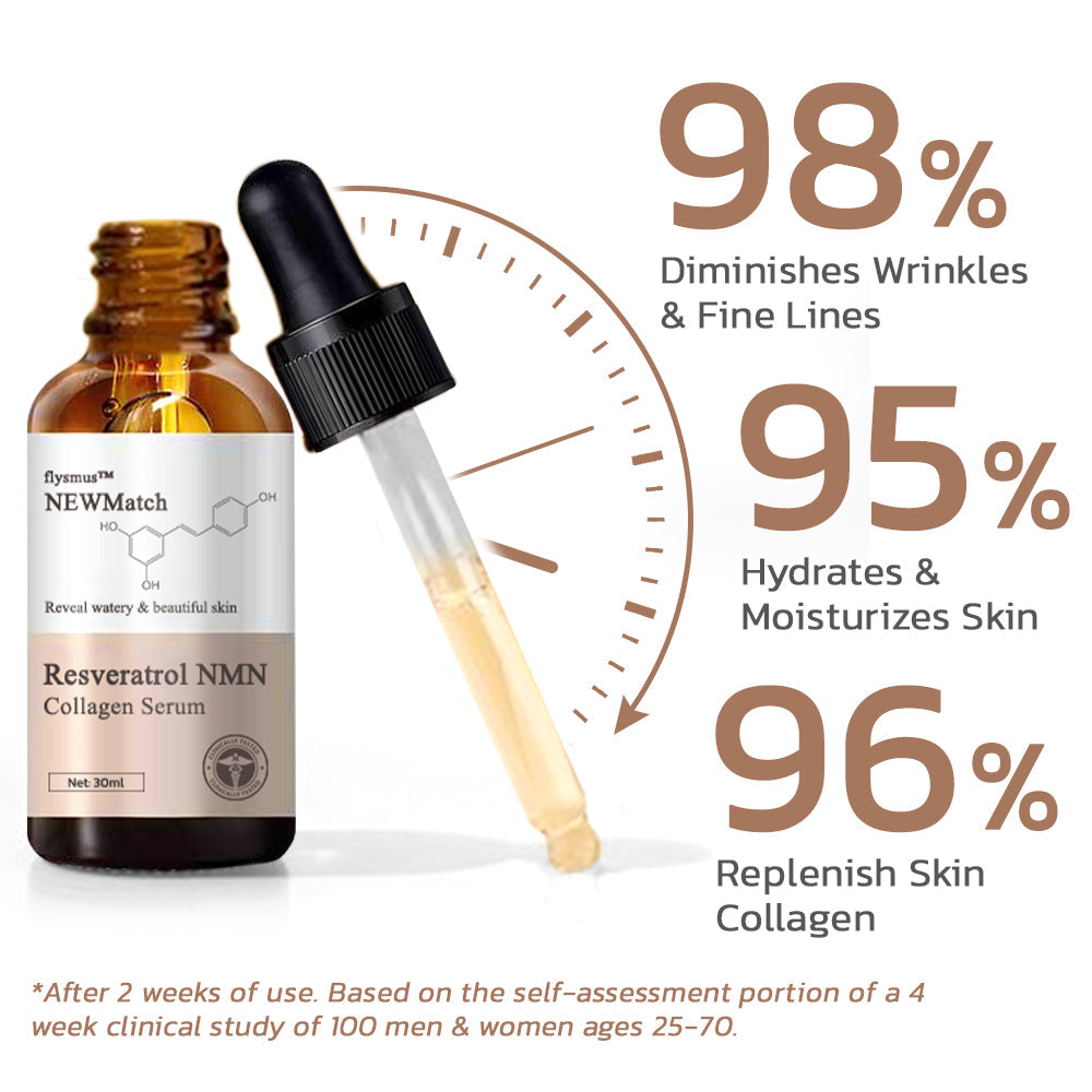 flysmus™ NEWMatch Resveratrol NMN Collagen Serum