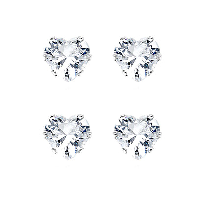 HeartLymph Detoxing Platinum Earrings