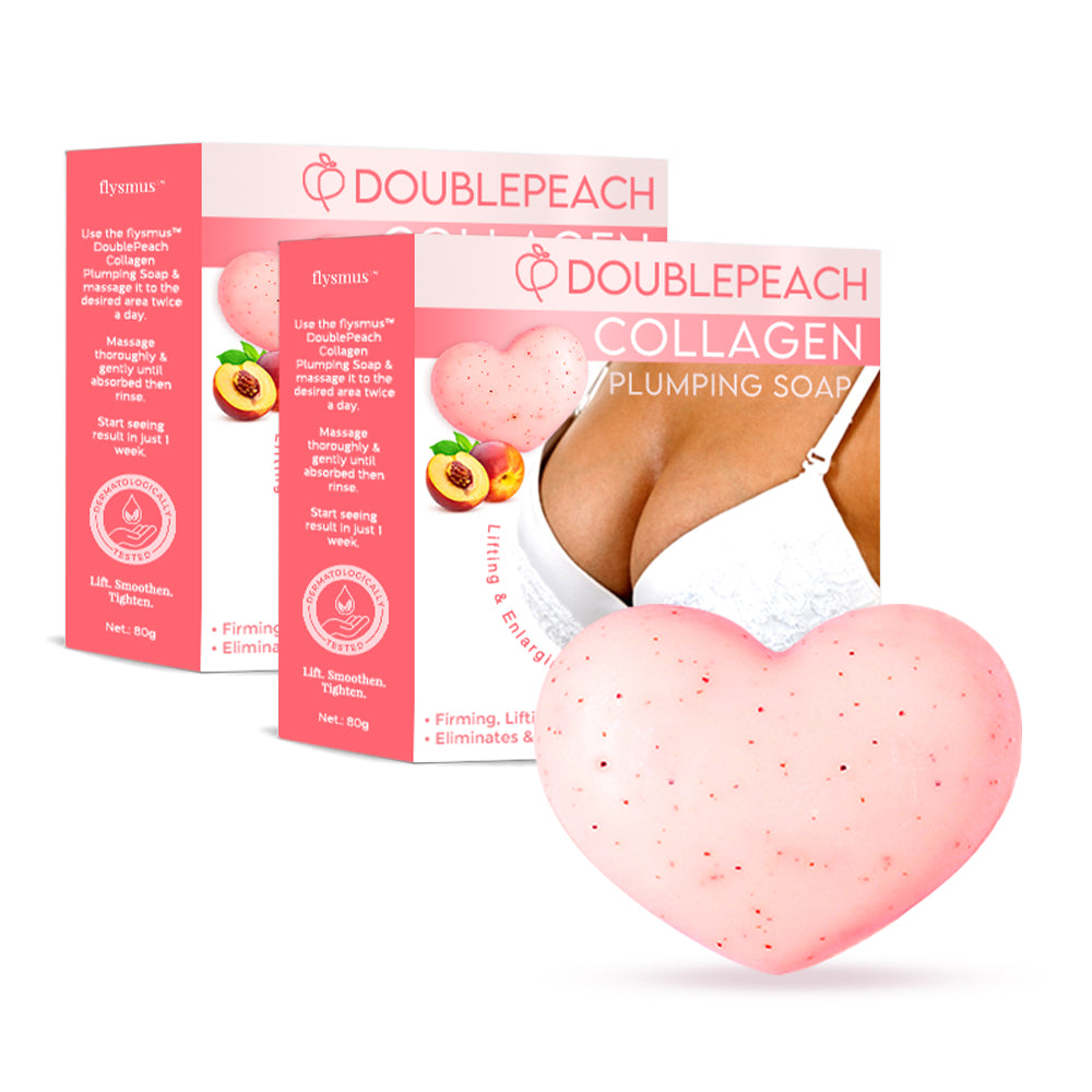 flysmus™ DoublePeach Collagen Plumping Soap