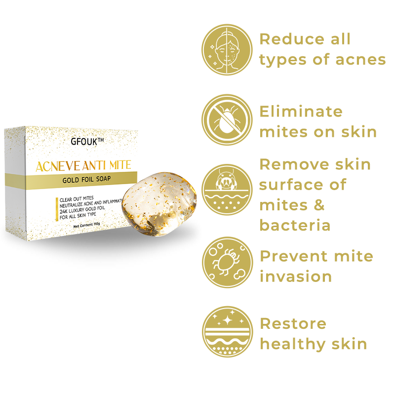 GFOUK™ AcneVe Anti-Mite Gold Foil Soap