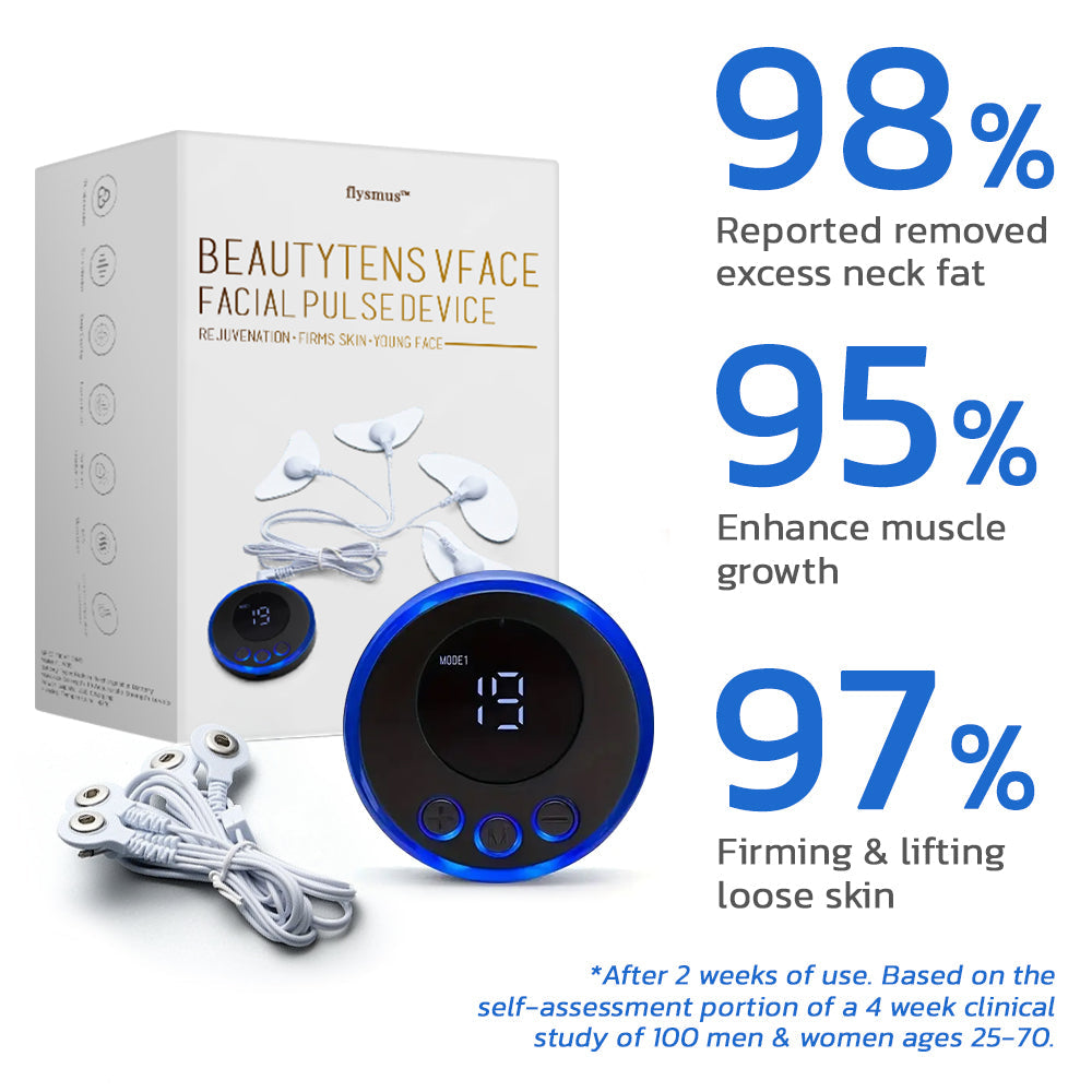 flysmus™ BeautyTENS VFace Facial Pules Device