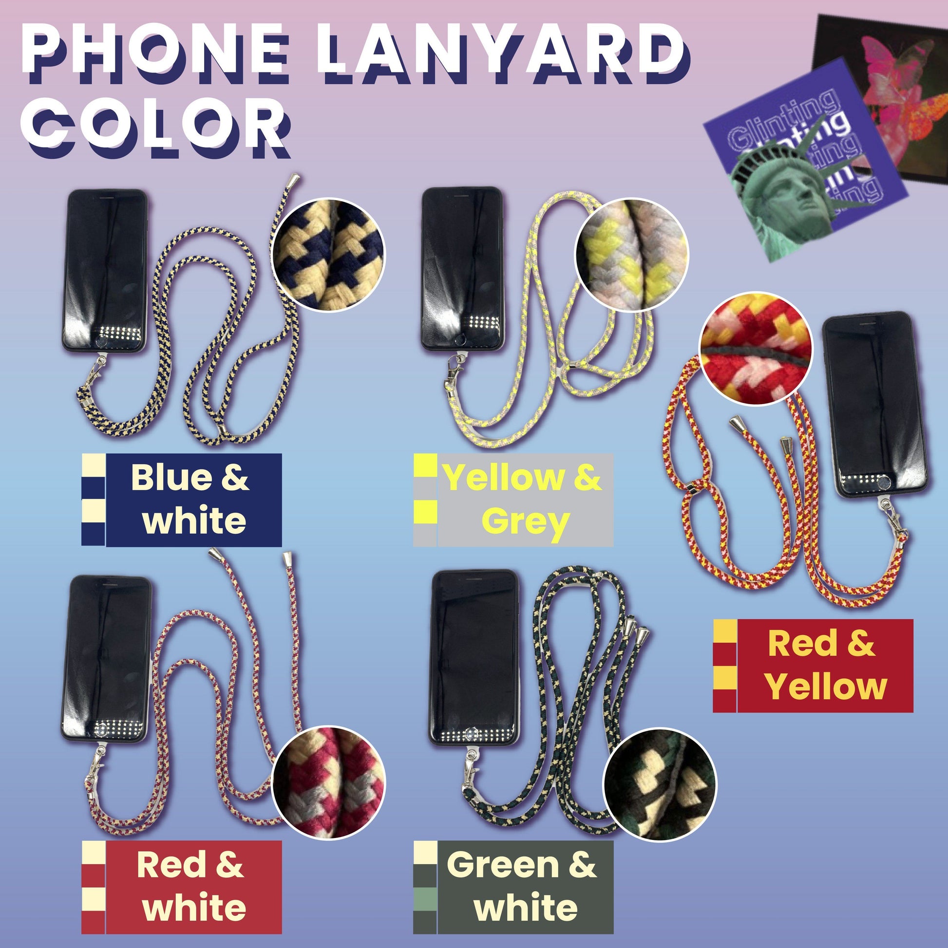 Detachable Anti Dropping Universal Phone Lanyard 1688 